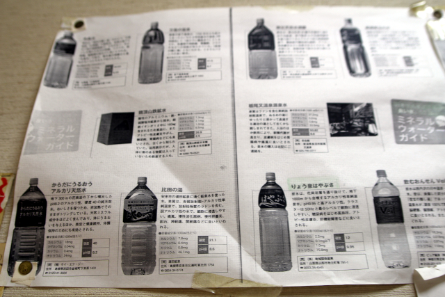 温泉水を販売しているみたい